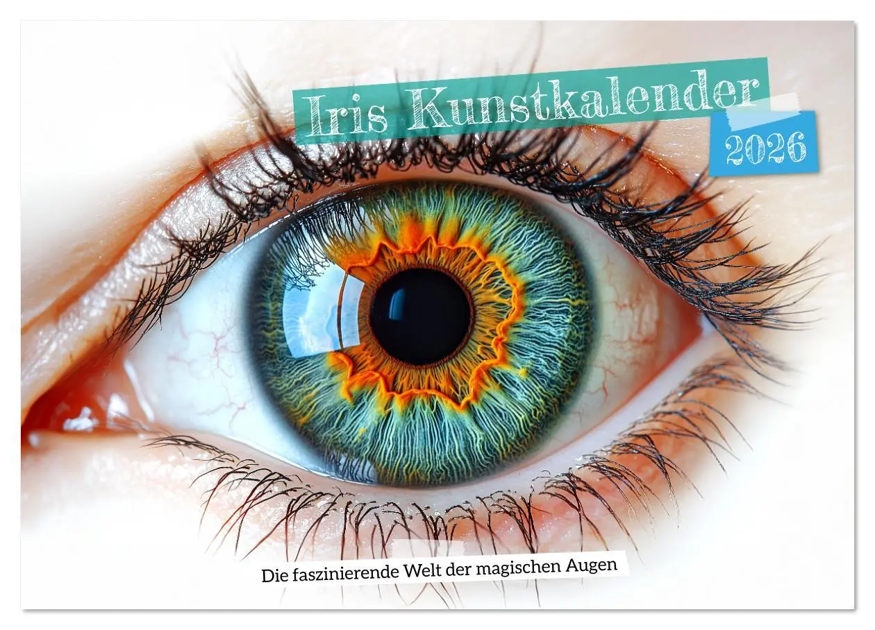 Cover: 9783457327807 | Iris Kunstkalender - Die faszinierende Welt der magischen Augen...