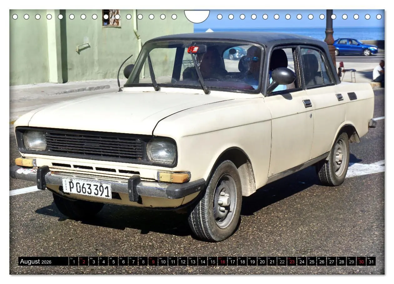 Bild: 9783516037807 | AUTO-LEGENDE MOSKWITSCH (Wandkalender 2026 DIN A4 quer), CALVENDO...