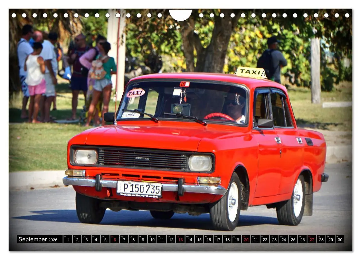 Bild: 9783516037807 | AUTO-LEGENDE MOSKWITSCH (Wandkalender 2026 DIN A4 quer), CALVENDO...