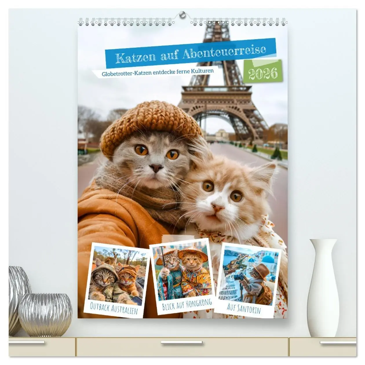 Cover: 9783516277807 | Katzen auf Abenteuerreise - Globetrotter-Katzen entdecke ferne...