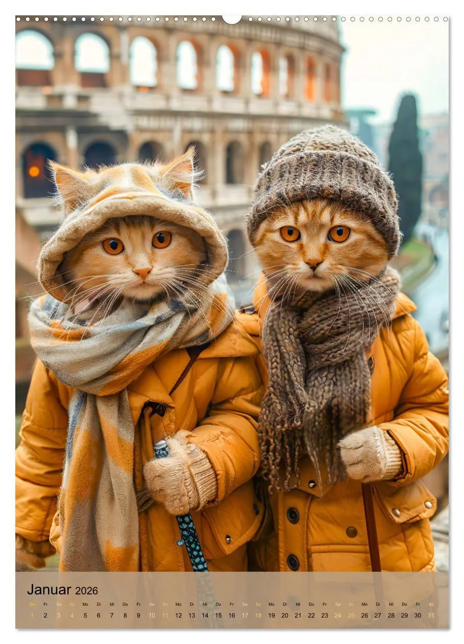 Bild: 9783516277807 | Katzen auf Abenteuerreise - Globetrotter-Katzen entdecke ferne...
