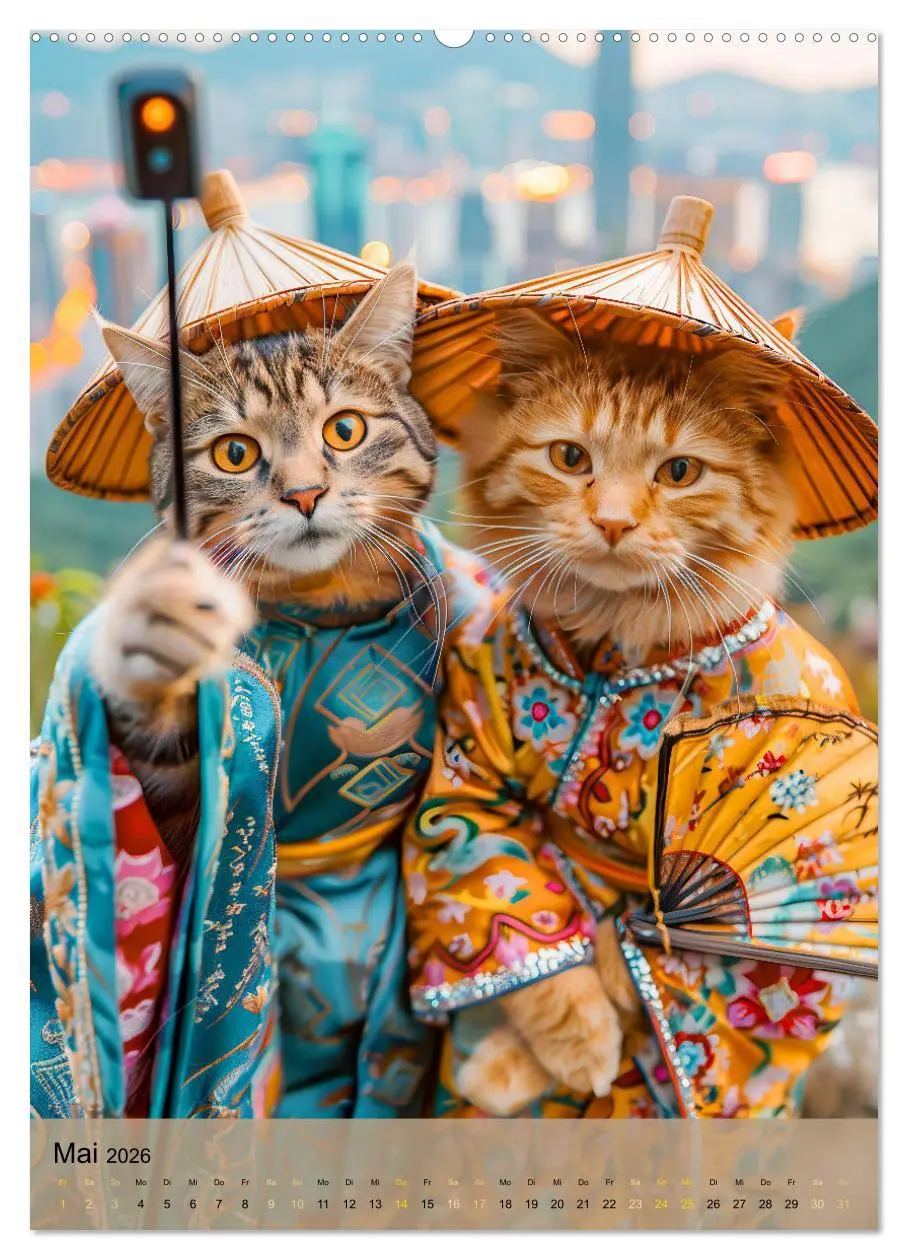 Bild: 9783516277807 | Katzen auf Abenteuerreise - Globetrotter-Katzen entdecke ferne...