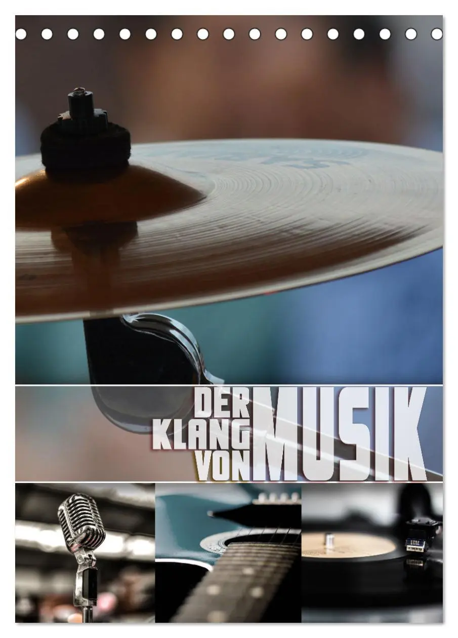 Cover: 9783516347807 | Der Klang von Musik (Tischkalender 2026 DIN A5 hoch), CALVENDO...
