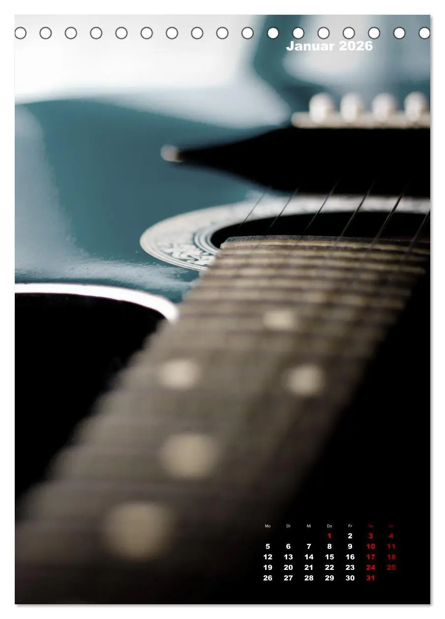 Bild: 9783516347807 | Der Klang von Musik (Tischkalender 2026 DIN A5 hoch), CALVENDO...