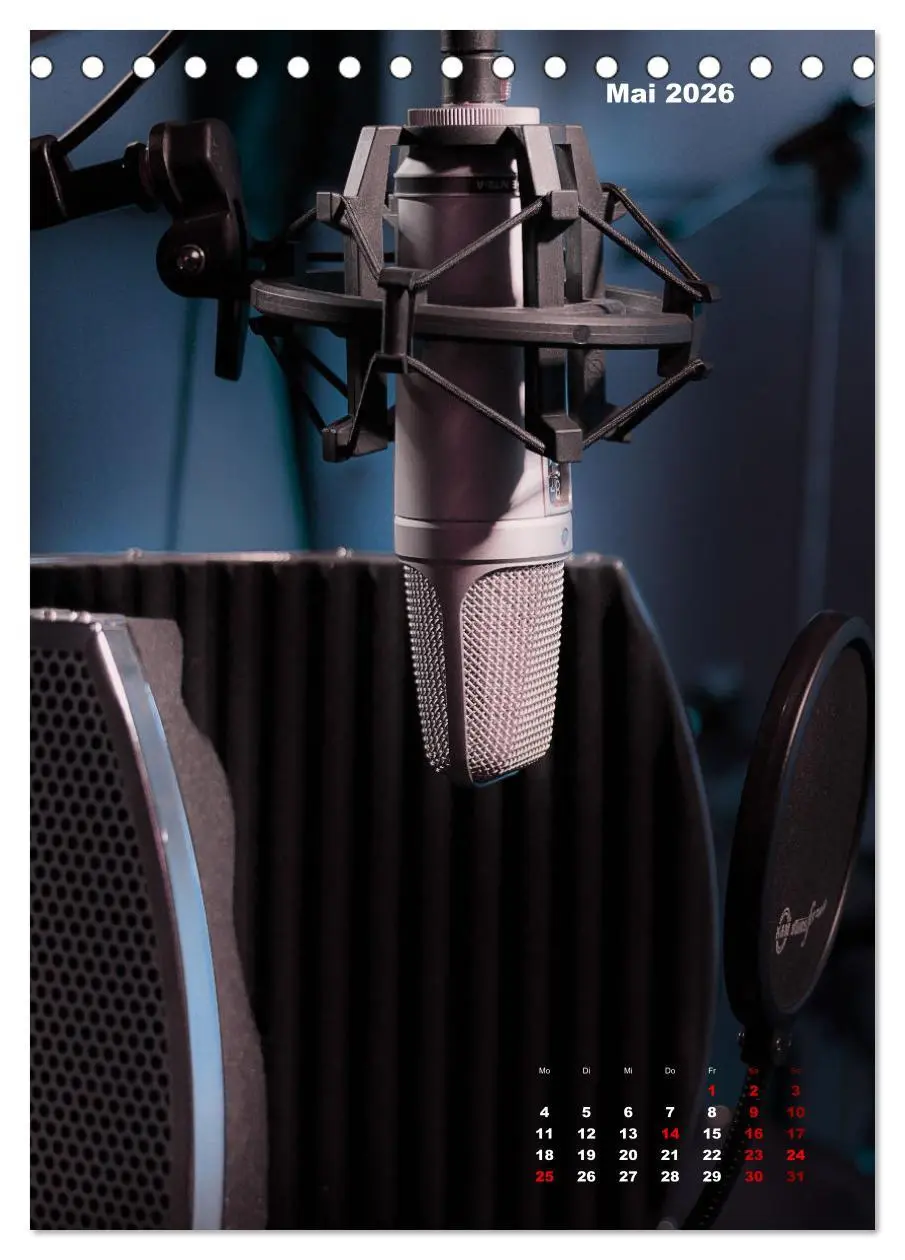 Bild: 9783516347807 | Der Klang von Musik (Tischkalender 2026 DIN A5 hoch), CALVENDO...