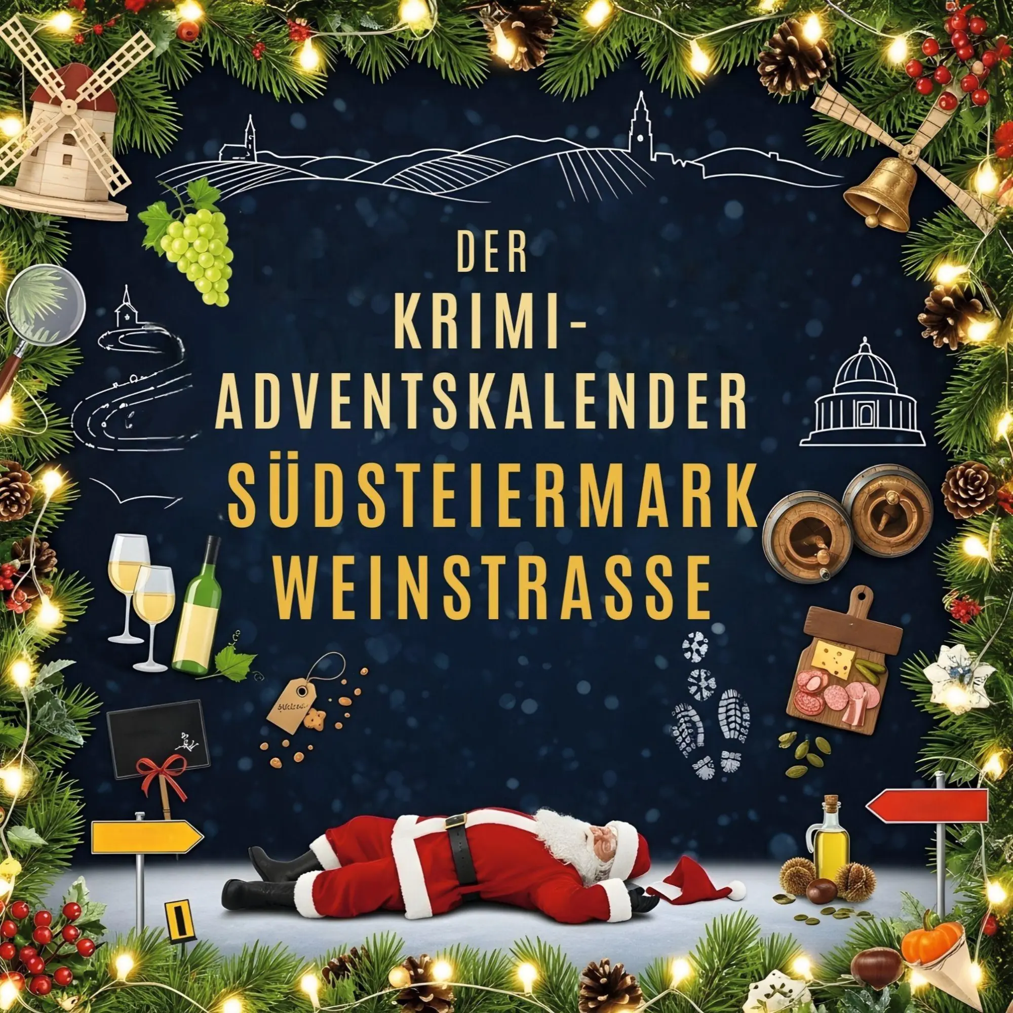 Cover: 9783695307807 | Der Krimi-Adventskalender Südsteiermark/Weinstraße | Linus Schmitz
