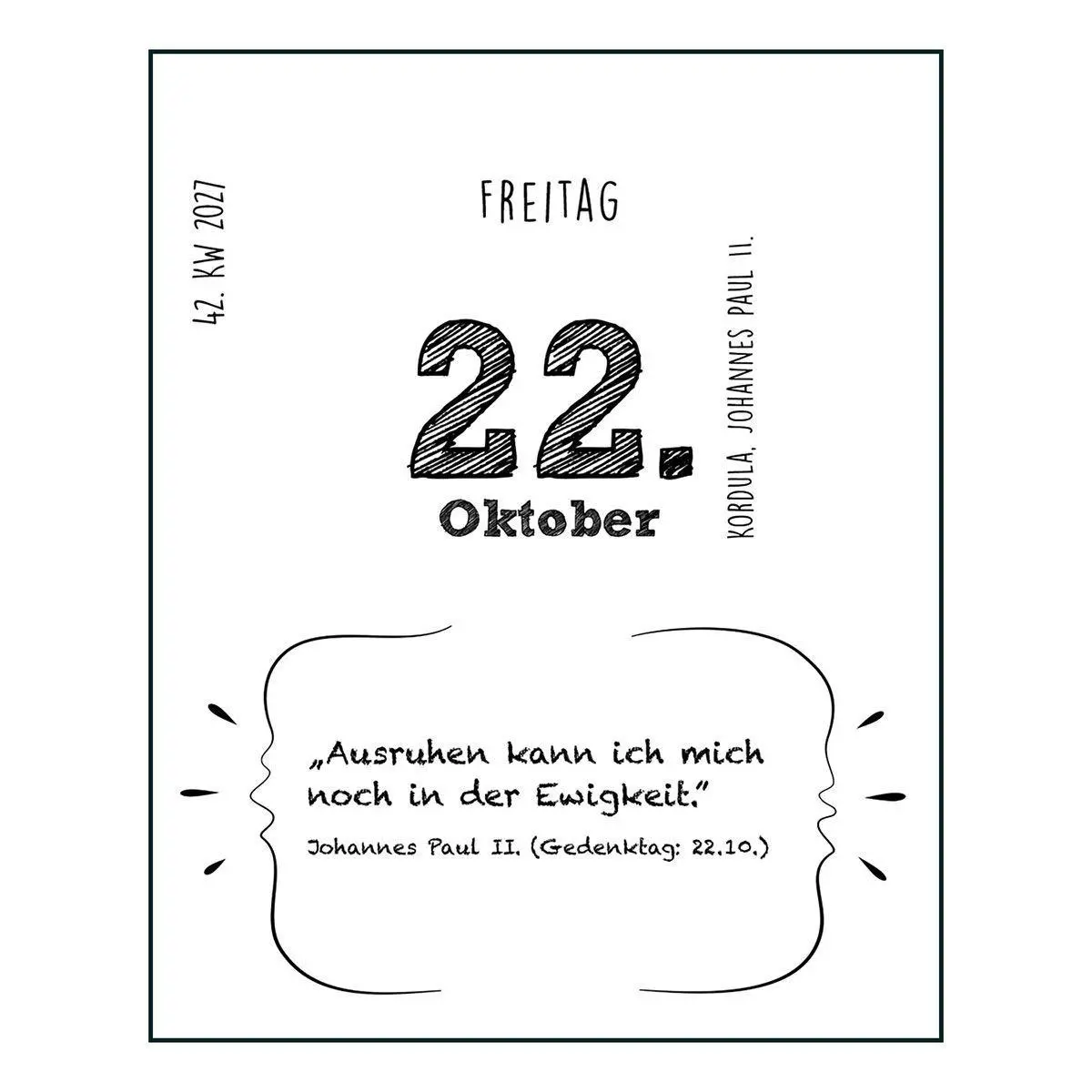 Bild: 9783746267807 | Wer lacht, wird selig 2027 | Witze &amp; Anekdoten | Kalender | 365 S.