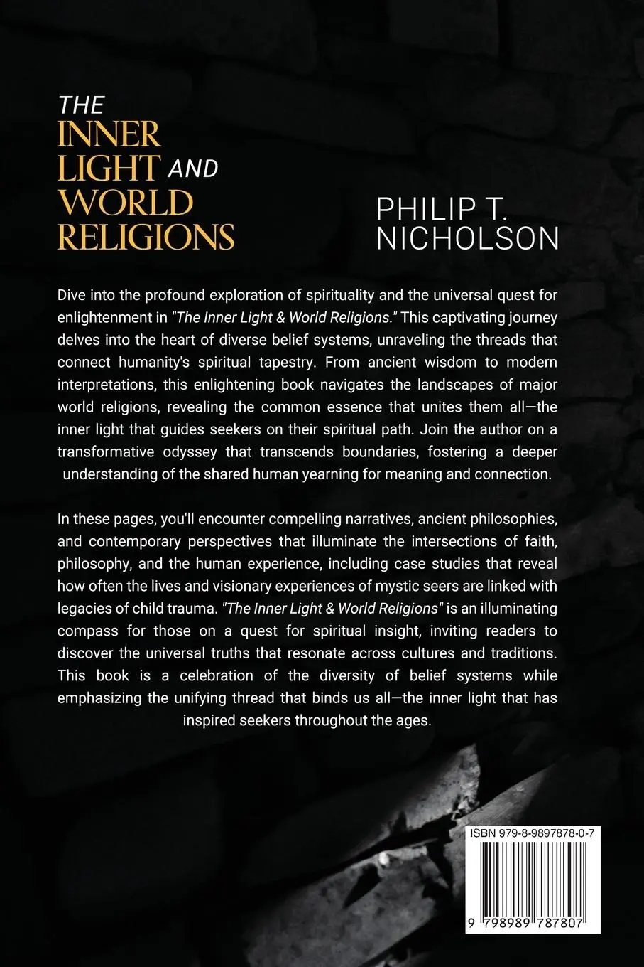 Rückseite: 9798989787807 | The Inner Light and World Religions | Philip T Nicholson | Taschenbuch