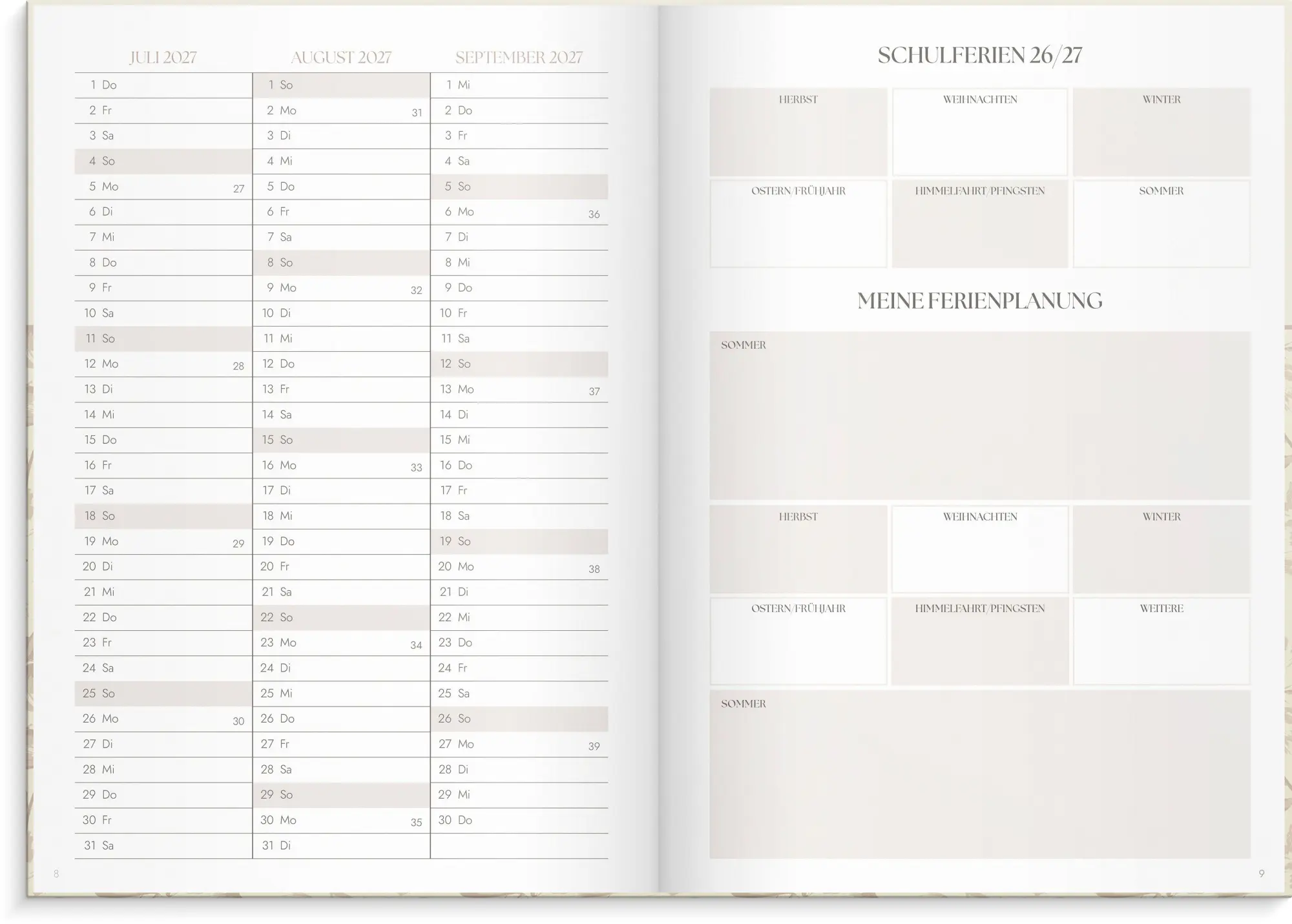 Bild: 7340188007907 | Lehrerkalender 26/27 | Schuljahresplaner 2026/2027 | Buch | Deutsch