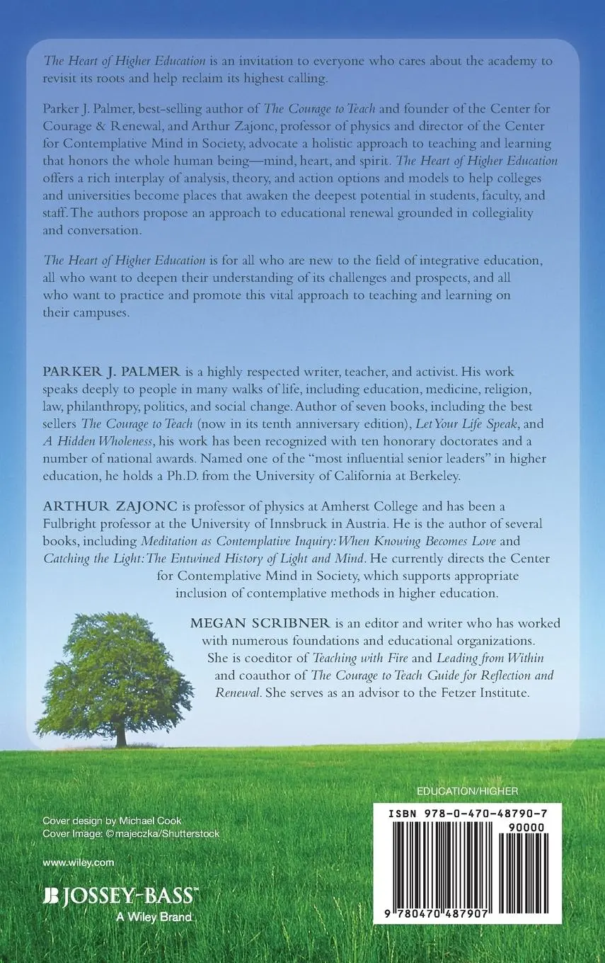 Rückseite: 9780470487907 | The Heart of Higher Education | Parker J Palmer (u. a.) | Buch | 2010
