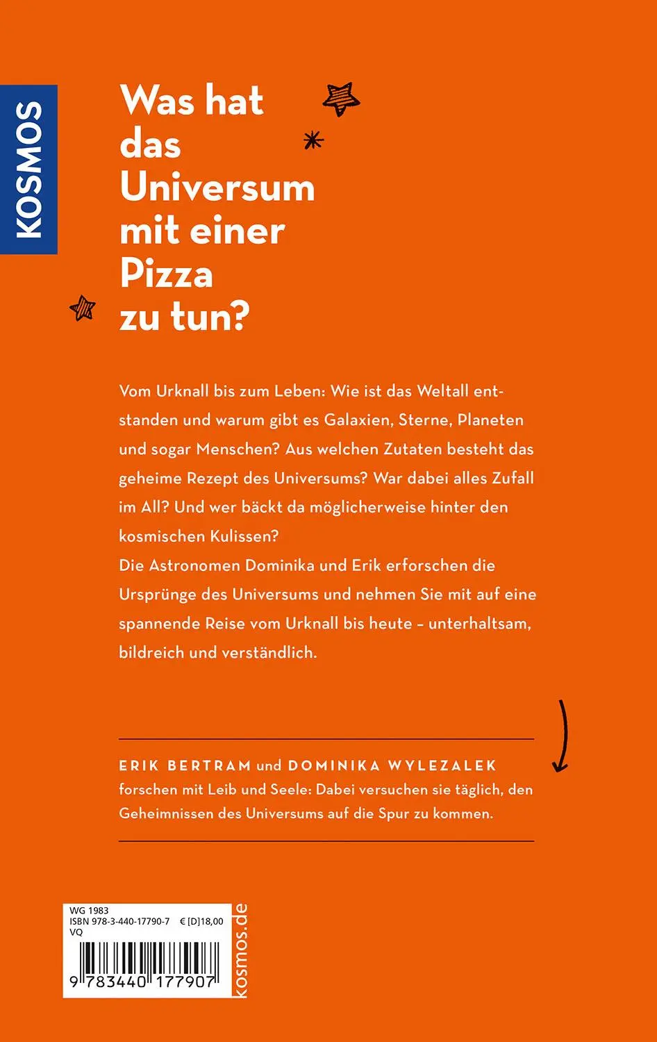 Rückseite: 9783440177907 | Alles Zufall im All? | Erik Bertram (u. a.) | Taschenbuch | 224 S.