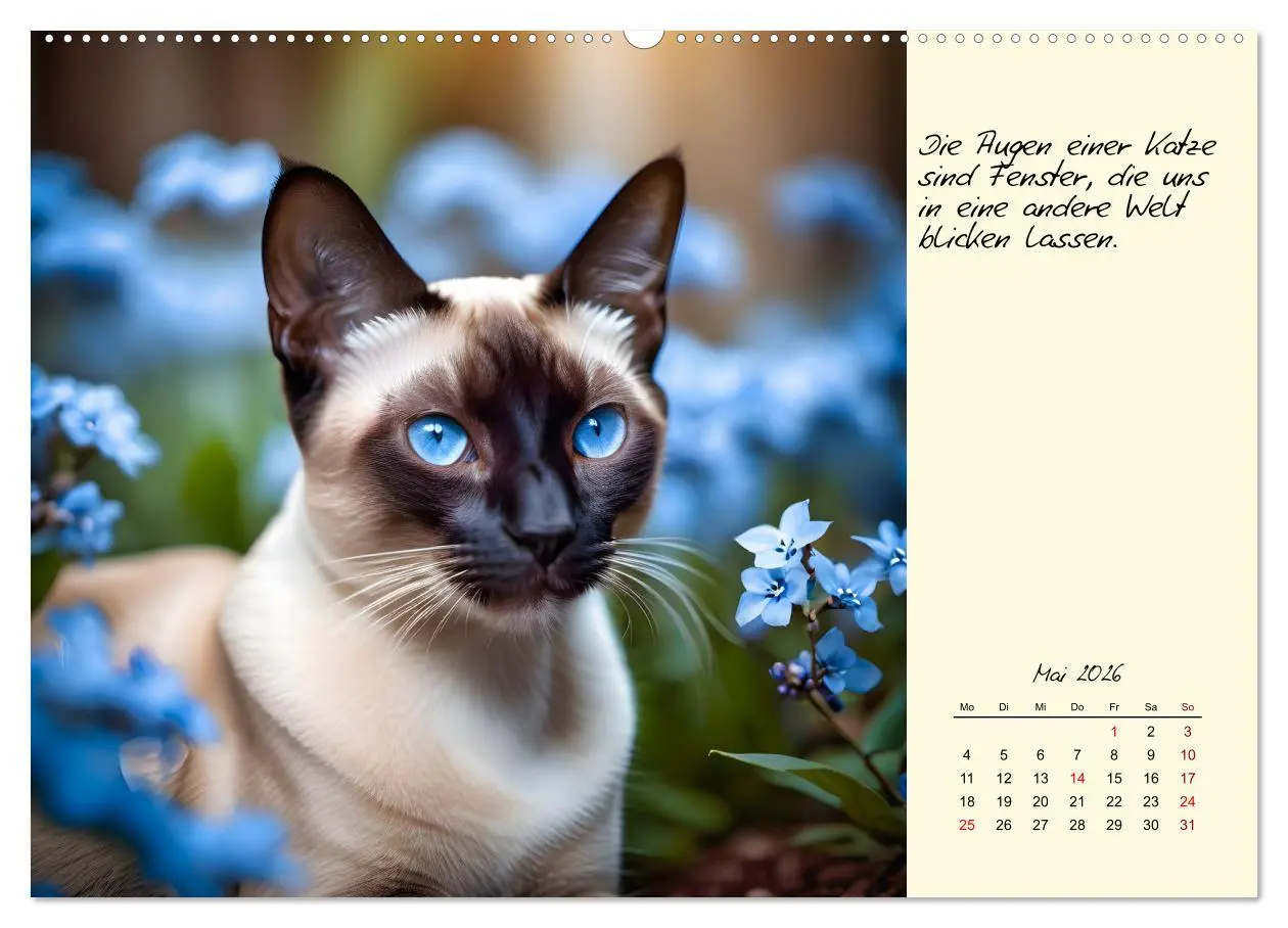 Bild: 9783457317907 | Katzen - Charakter und Schönheit (hochwertiger Premium Wandkalender...