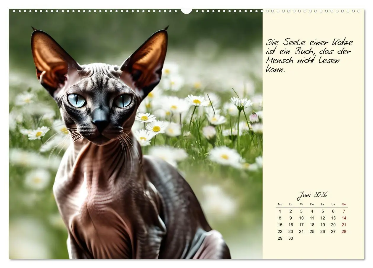Bild: 9783457317907 | Katzen - Charakter und Schönheit (hochwertiger Premium Wandkalender...