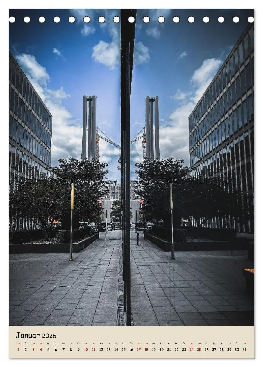 Bild: 9783516337907 | Hamburg Spiegelungen 2026 (Tischkalender 2026 DIN A5 hoch),...
