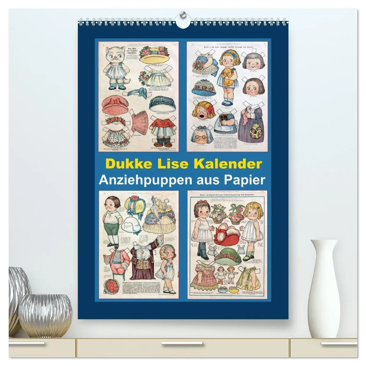 Cover: 9783516407907 | Dukke Lise Kalender - Anziehpuppen aus Papier (hochwertiger Premium...