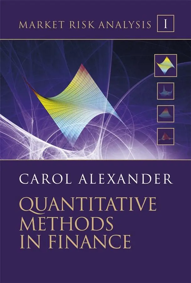 Cover: 9780470998007 | Market Risk Analysis, Quantitative Methods in Finance | Alexander Cover: 9780470998007 | Market Risk Analysis, Quantitative Methods in Finance | Alexander