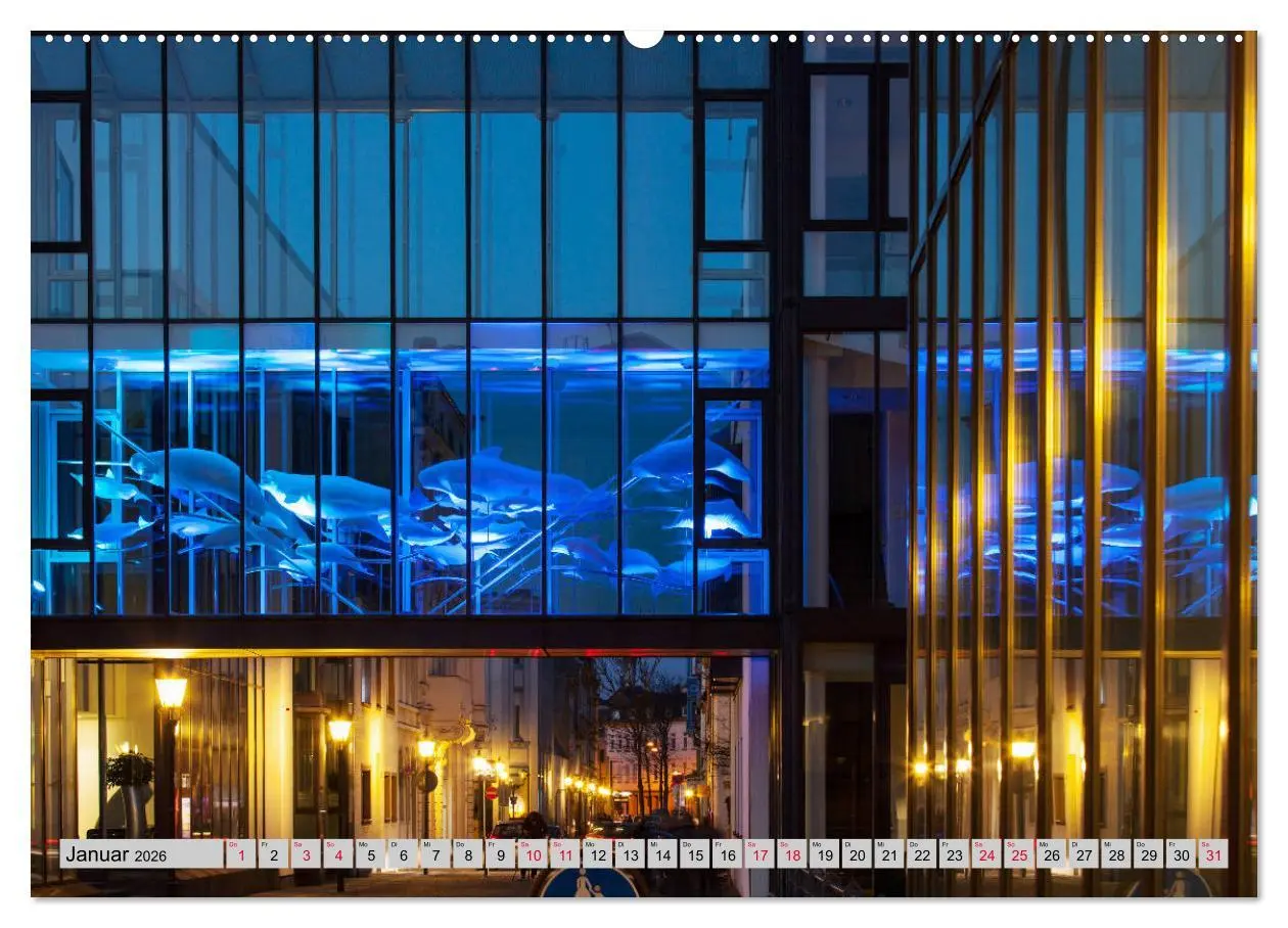 Bild: 9783457758007 | Es wird Nacht in Duisburg (hochwertiger Premium Wandkalender 2026...