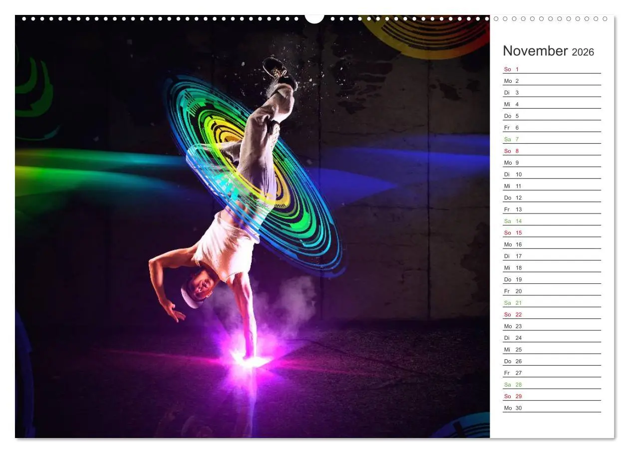 Bild: 9783457998007 | HipHopDance (Wandkalender 2026 DIN A2 quer), CALVENDO Monatskalender