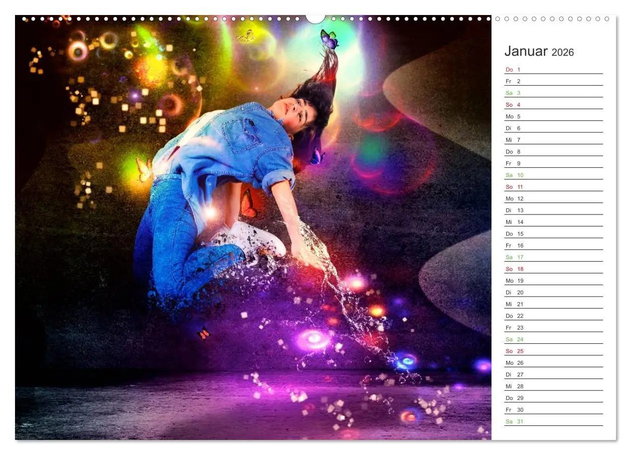 Bild: 9783457998007 | HipHopDance (Wandkalender 2026 DIN A2 quer), CALVENDO Monatskalender