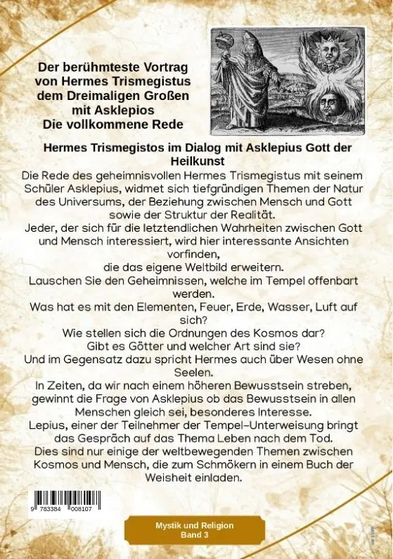 Bild: 9783384008107 | Der berühmteste Vortrag von Hermes Trismegistus dem Dreimaligen...
