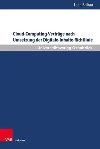 Autor: 9783847118107 | Cloud-Computing-Verträge nach Umsetzung der...