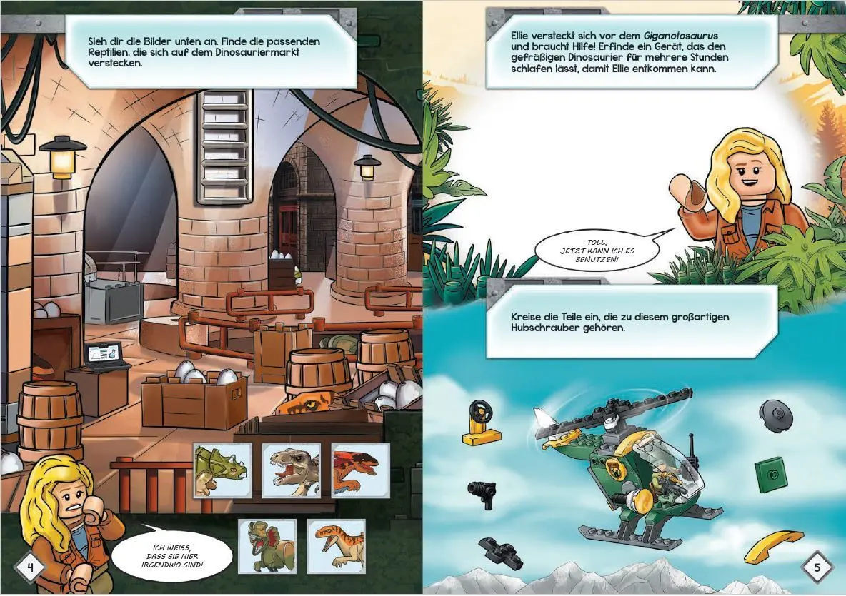 Bild: 9783960808107 | LEGO® Jurassic World(TM) - Rätselspaß in Jurassic World | Taschenbuch