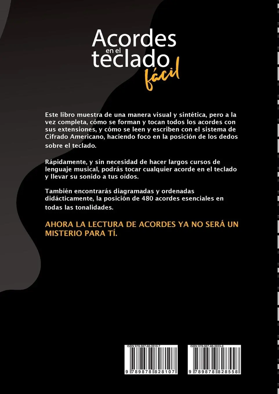 Rückseite: 9789878828107 | Acordes en el teclado fácil | Alejandro Galmarini | Taschenbuch | 2021