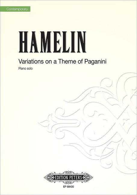 Cover: 9790300758107 | Variations on a Theme of Paganini for Piano | Sheet | Hamelin | Buch