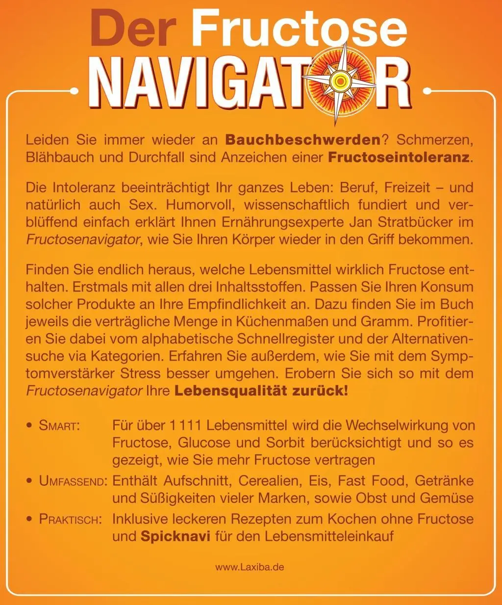 Bild: 9781941978207 | LAXIBA - Der Fructosenavigator | Bei Fructoseintoleranz | Stratbücker