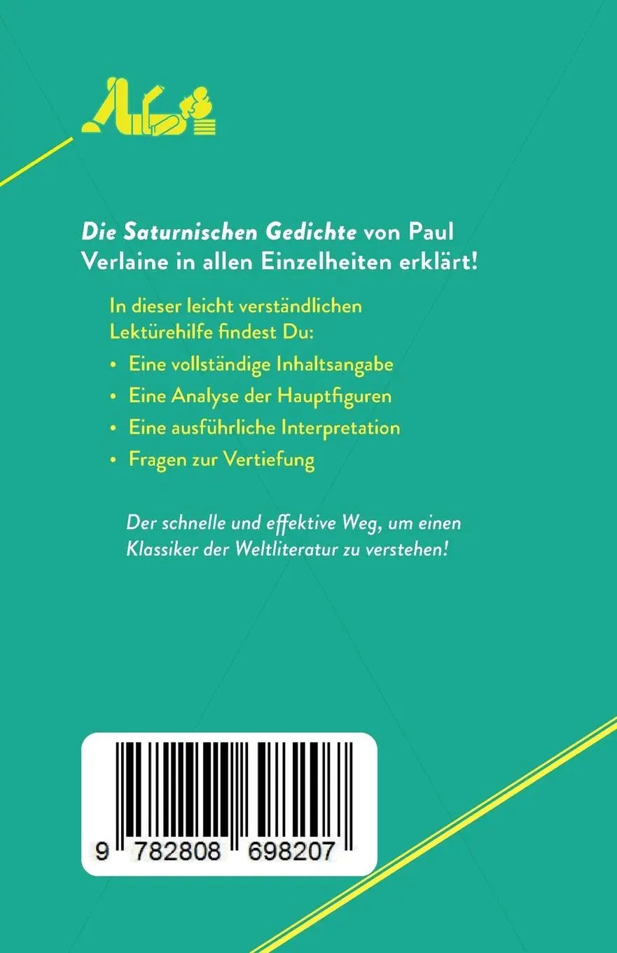 Rückseite: 9782808698207 | Die Saturnischen Gedichte | von Paul Verlaine | Sophie Chetrit | Buch