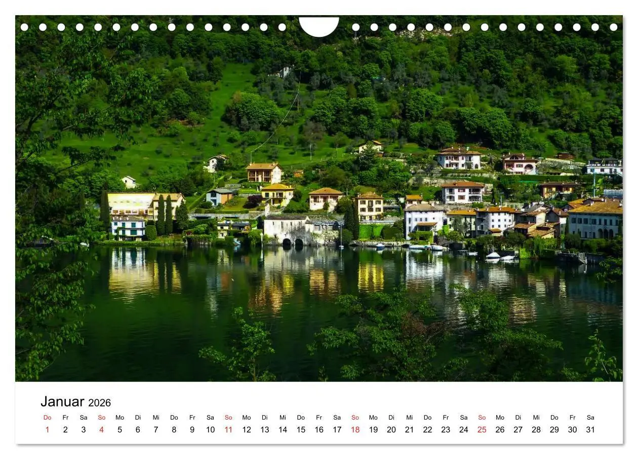Bild: 9783516138207 | Impressionen vom Comer See (Wandkalender 2026 DIN A4 quer),...