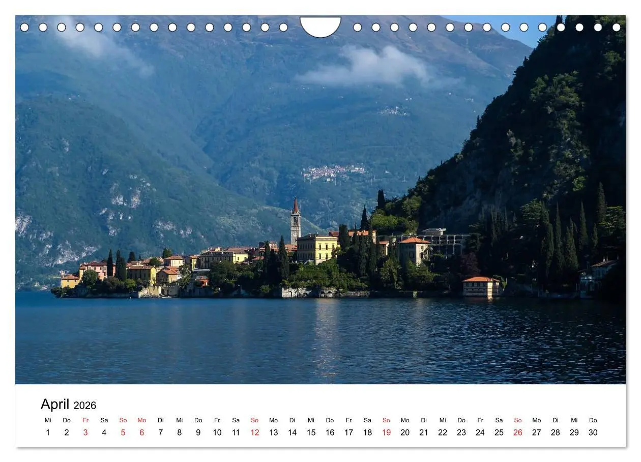 Bild: 9783516138207 | Impressionen vom Comer See (Wandkalender 2026 DIN A4 quer),...