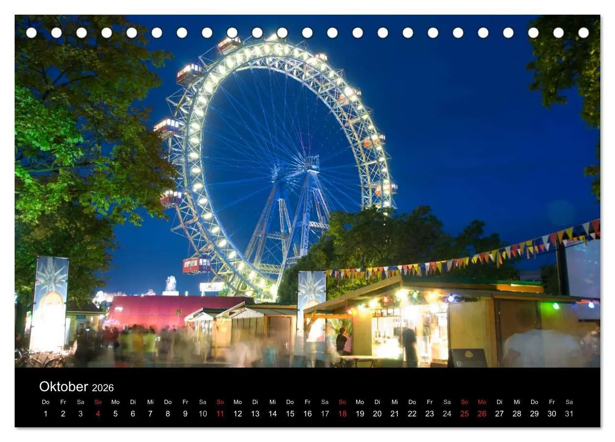 Bild: 9783516208207 | Wien (Tischkalender 2026 DIN A5 quer), CALVENDO Monatskalender | 2026