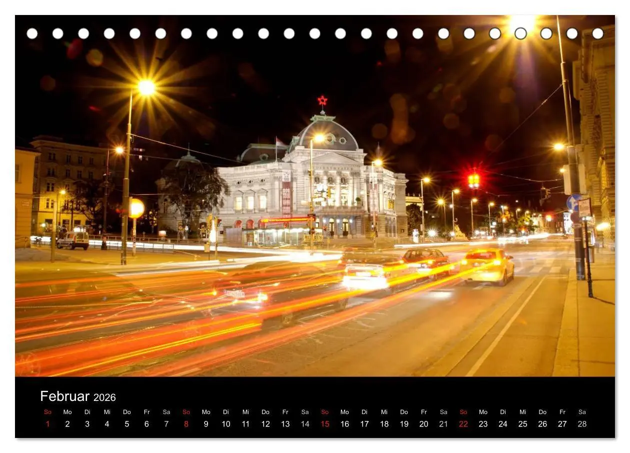 Bild: 9783516208207 | Wien (Tischkalender 2026 DIN A5 quer), CALVENDO Monatskalender | 2026