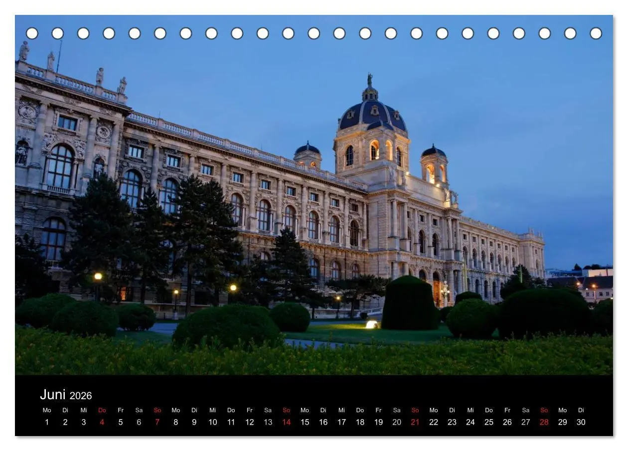 Bild: 9783516208207 | Wien (Tischkalender 2026 DIN A5 quer), CALVENDO Monatskalender | 2026