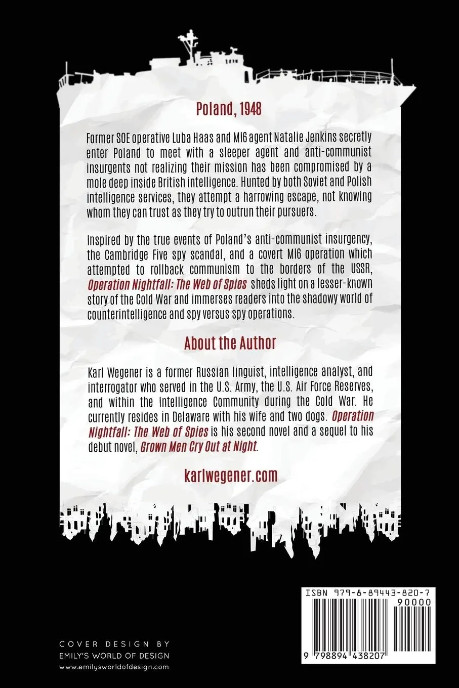 Rückseite: 9798894438207 | Operation Nightfall | The Web of Spies | Karl Wegener | Taschenbuch