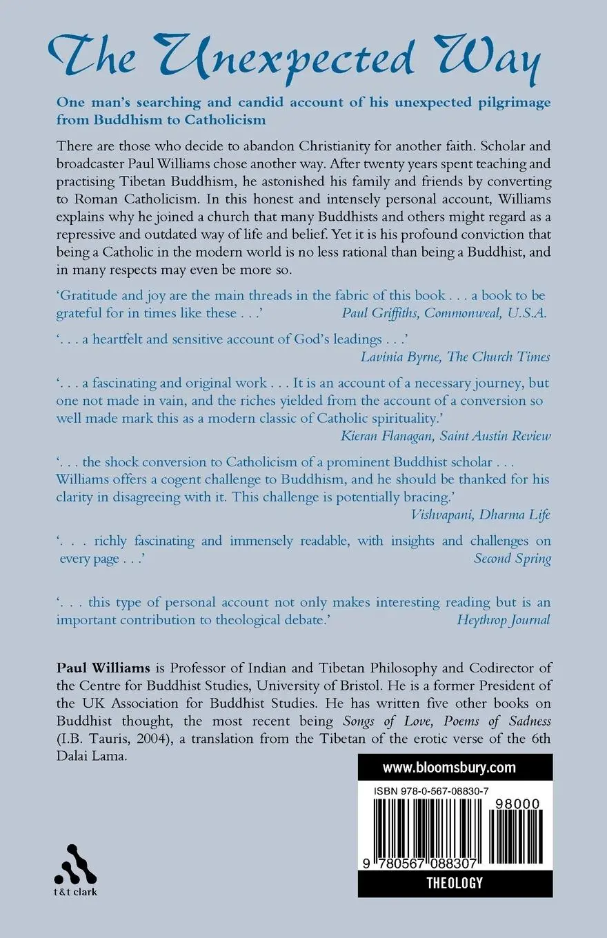 Rückseite: 9780567088307 | Unexpected Way | On Converting from Buddhism to Catholicism | Williams