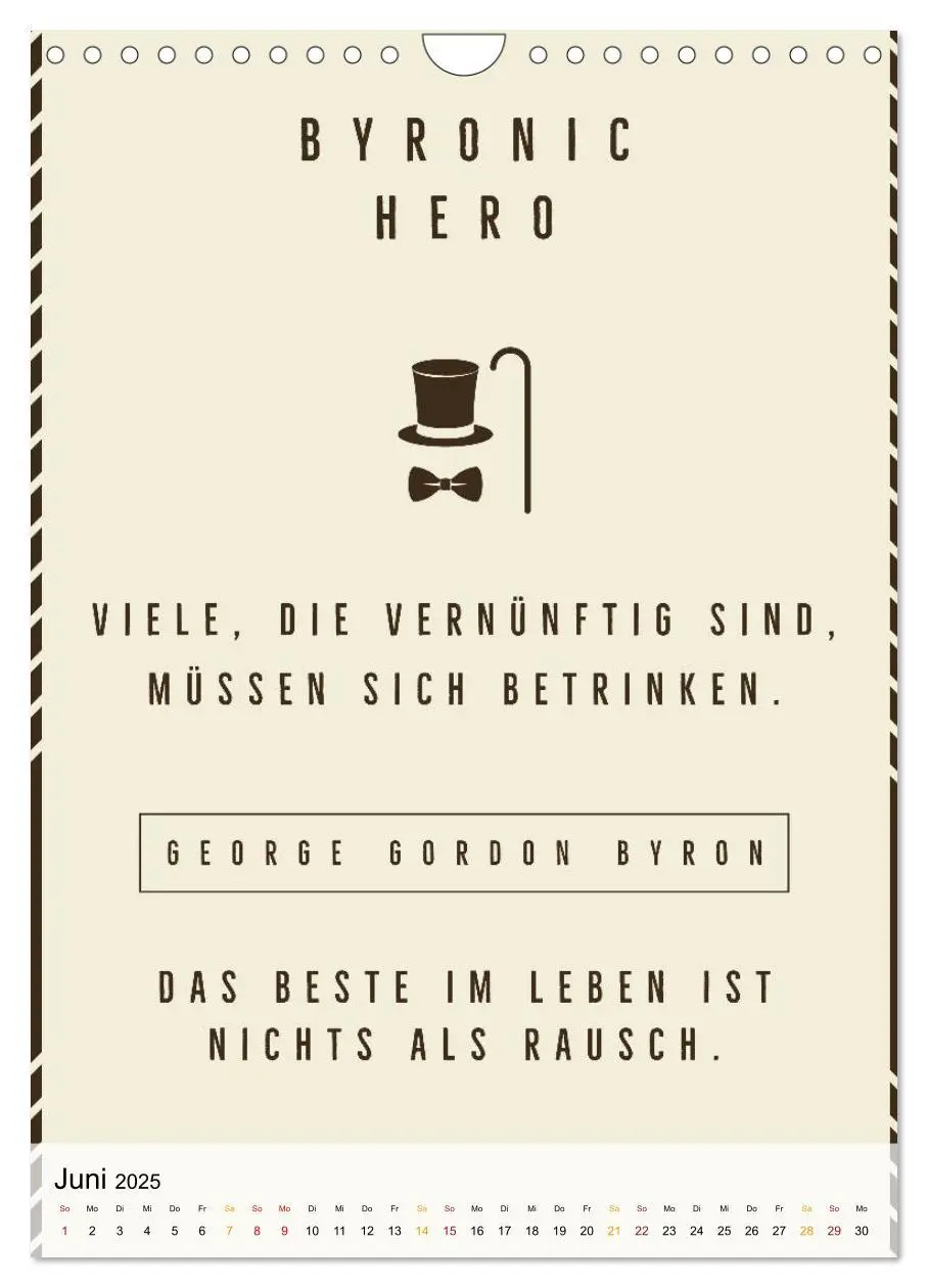Bild: 9783435948307 | Dichter als Goethe - Der literarische Alkohol-Kalender...