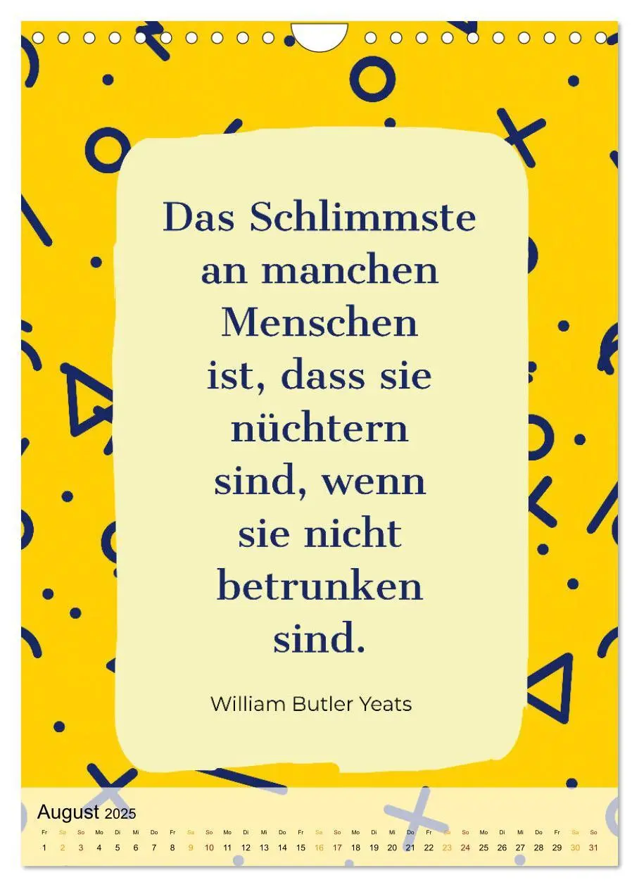 Bild: 9783435948307 | Dichter als Goethe - Der literarische Alkohol-Kalender...
