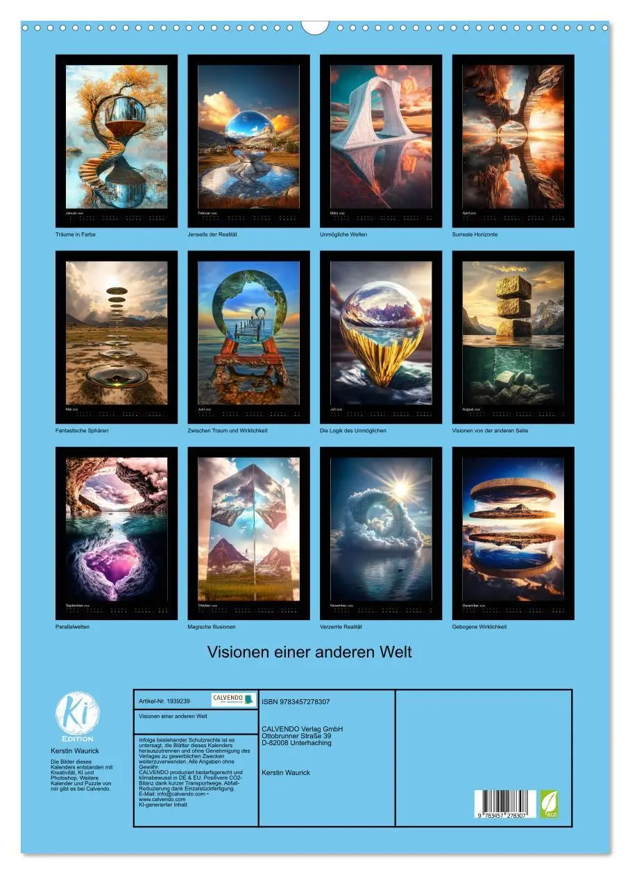 Bild: 9783457278307 | Visionen einer anderen Welt (Wandkalender 2026 DIN A2 hoch),...