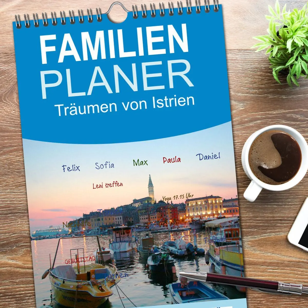 Bild: 9783516508307 | Familienplaner 2026 - Träumen von Istrien mit 5 Spalten...