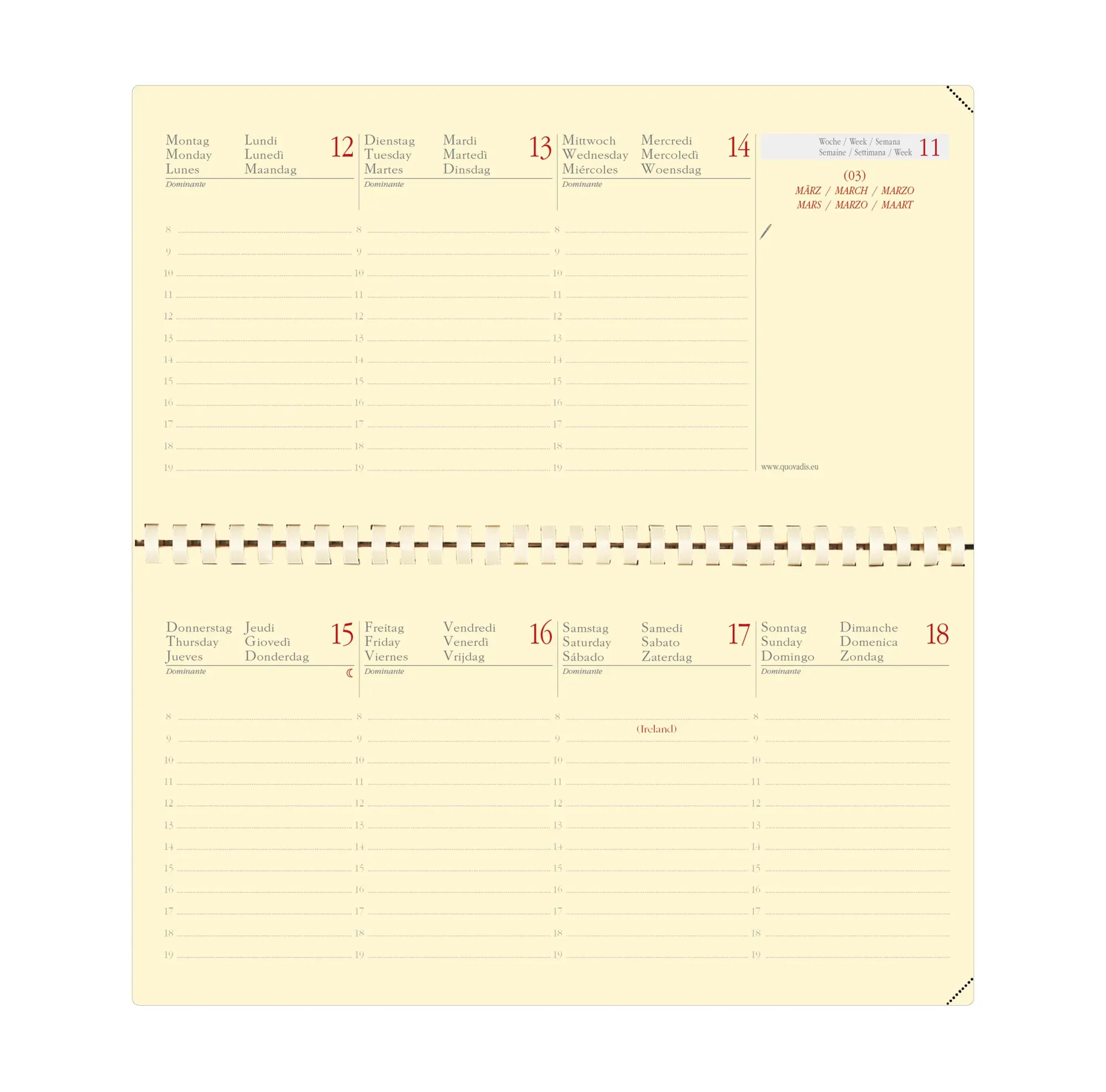 Bild: 3371010178407 | PLANITAL vz ML Soho schwarz 2027 | Kalender im Taschenformat | Vadis