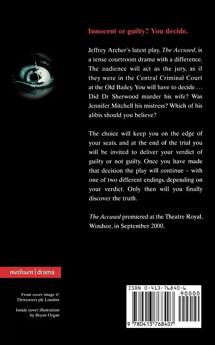 Rückseite: 9780413768407 | The Accused | Jeffrey Archer | Taschenbuch | Kartoniert / Broschiert