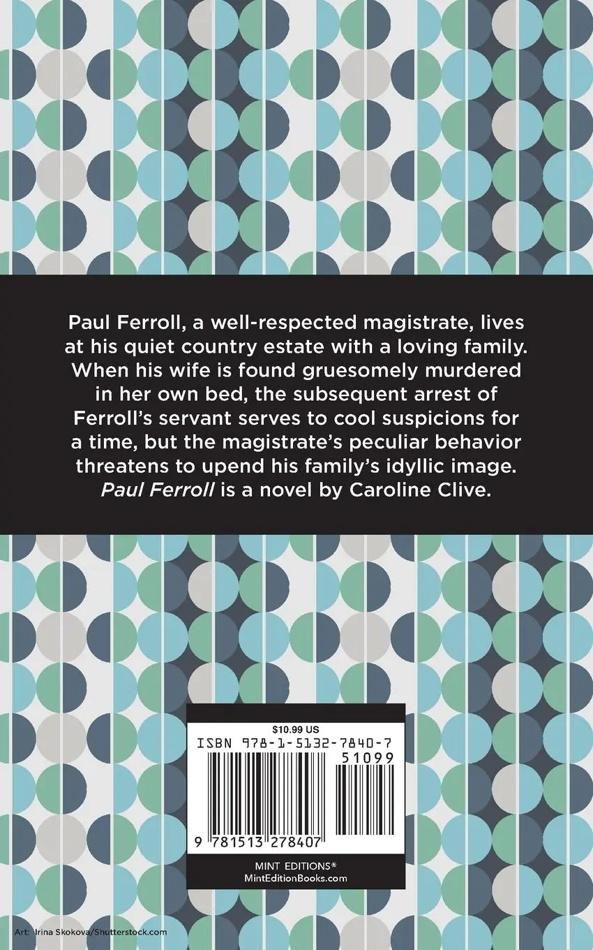 Rückseite: 9781513278407 | Paul Ferroll | A Tale | Caroline Clive | Taschenbuch | Englisch | 2021