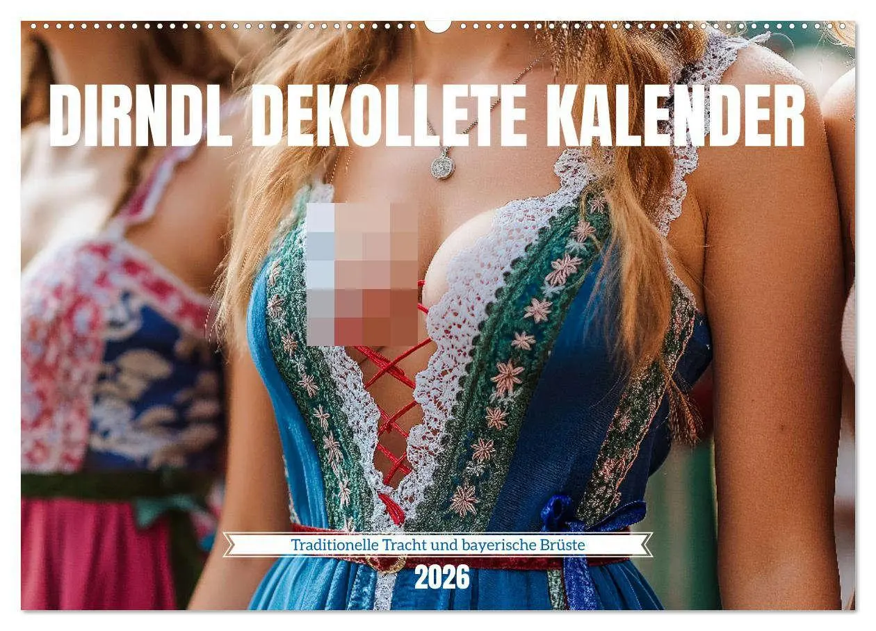 Cover: 9783457338407 | Dirndl Dekollete Kalender - Traditionelle Tracht und bayerische...