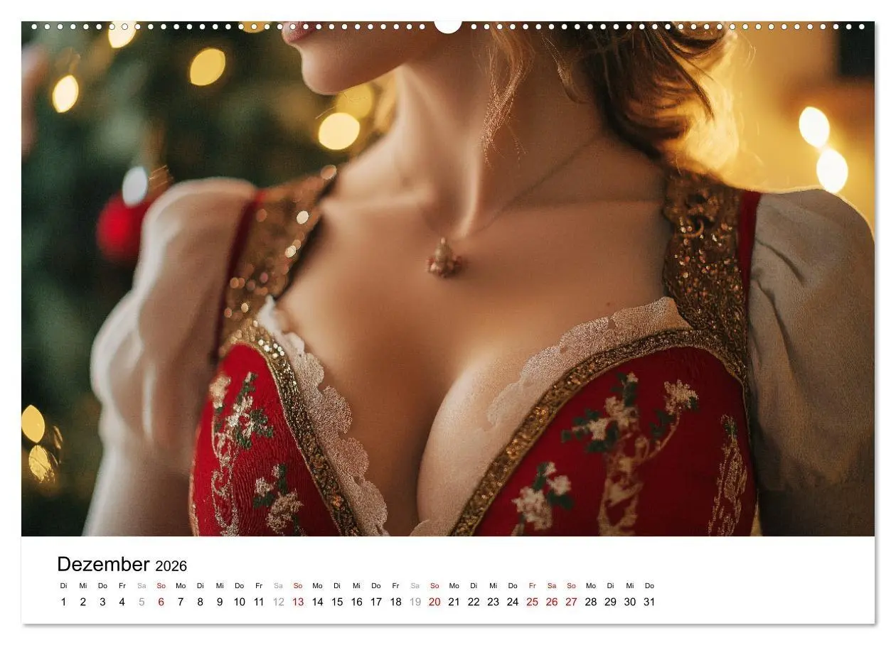Bild: 9783457338407 | Dirndl Dekollete Kalender - Traditionelle Tracht und bayerische...