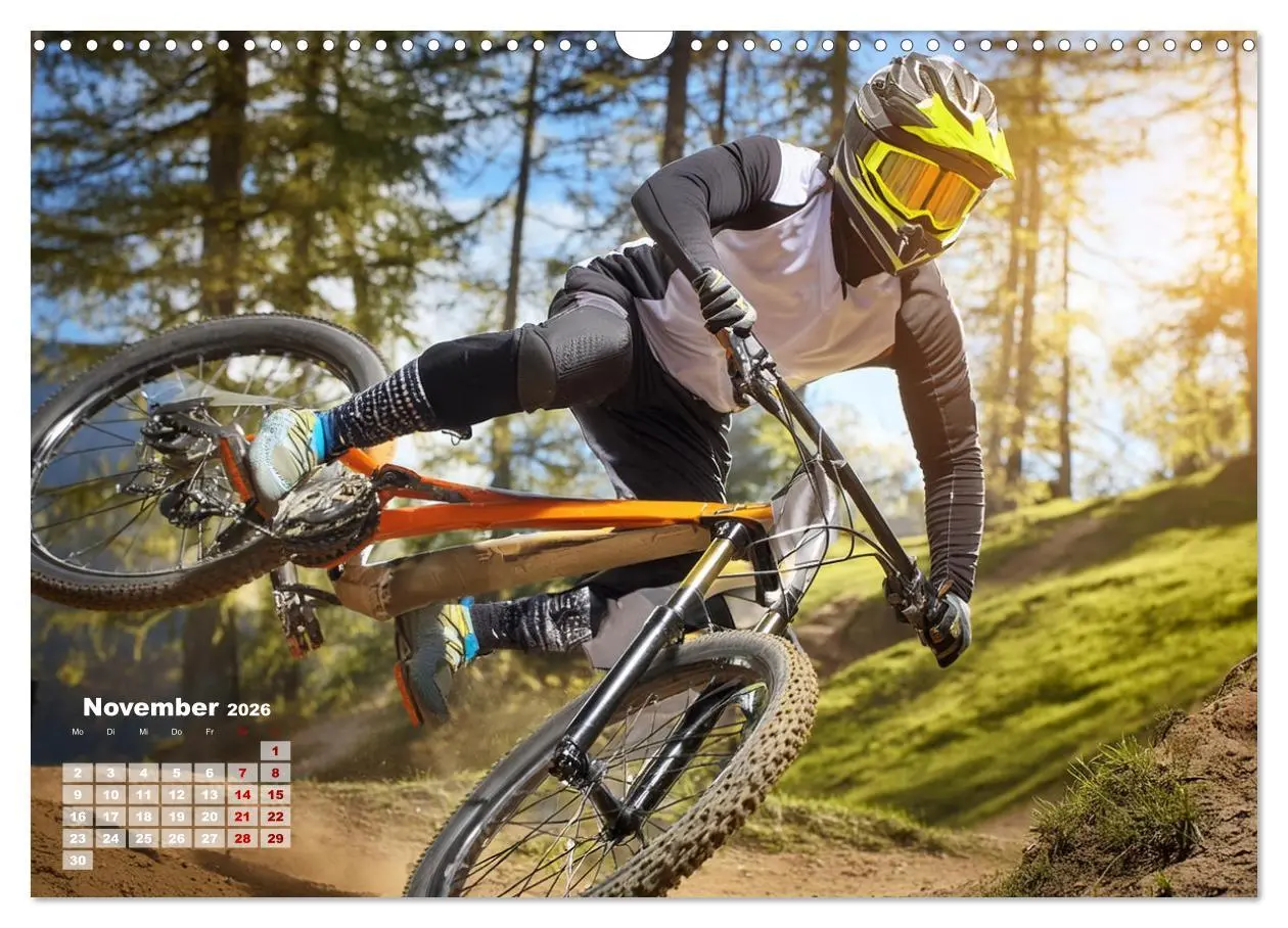 Bild: 9783457408407 | Abfahrtsrausch Downhill Aktion (Wandkalender 2026 DIN A3 quer),...