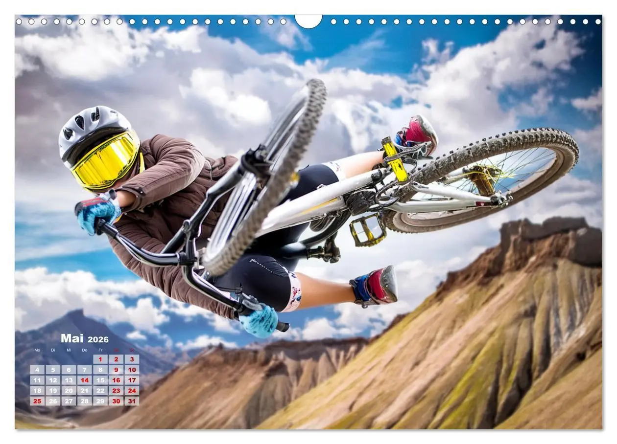 Bild: 9783457408407 | Abfahrtsrausch Downhill Aktion (Wandkalender 2026 DIN A3 quer),...