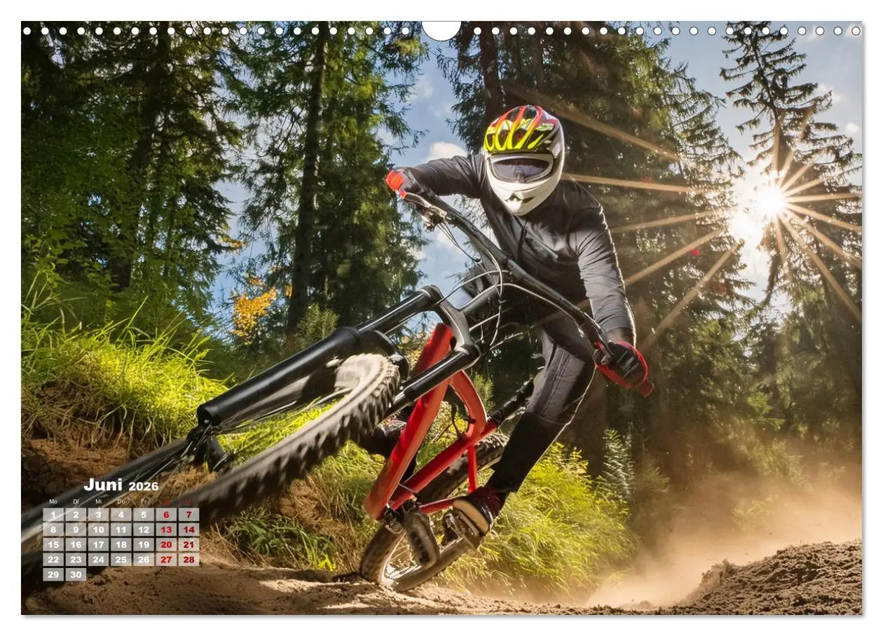 Bild: 9783457408407 | Abfahrtsrausch Downhill Aktion (Wandkalender 2026 DIN A3 quer),...