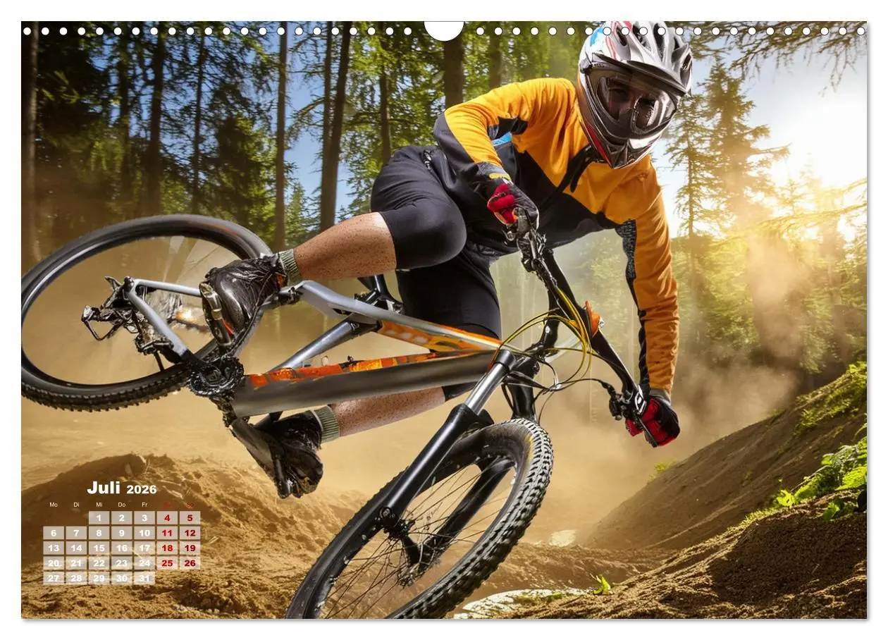 Bild: 9783457408407 | Abfahrtsrausch Downhill Aktion (Wandkalender 2026 DIN A3 quer),...